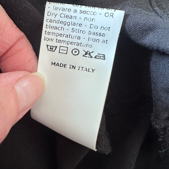 G by Goop Classic Black long sleeve cotton t- Shirt ladies Large - Picture 7 of 7